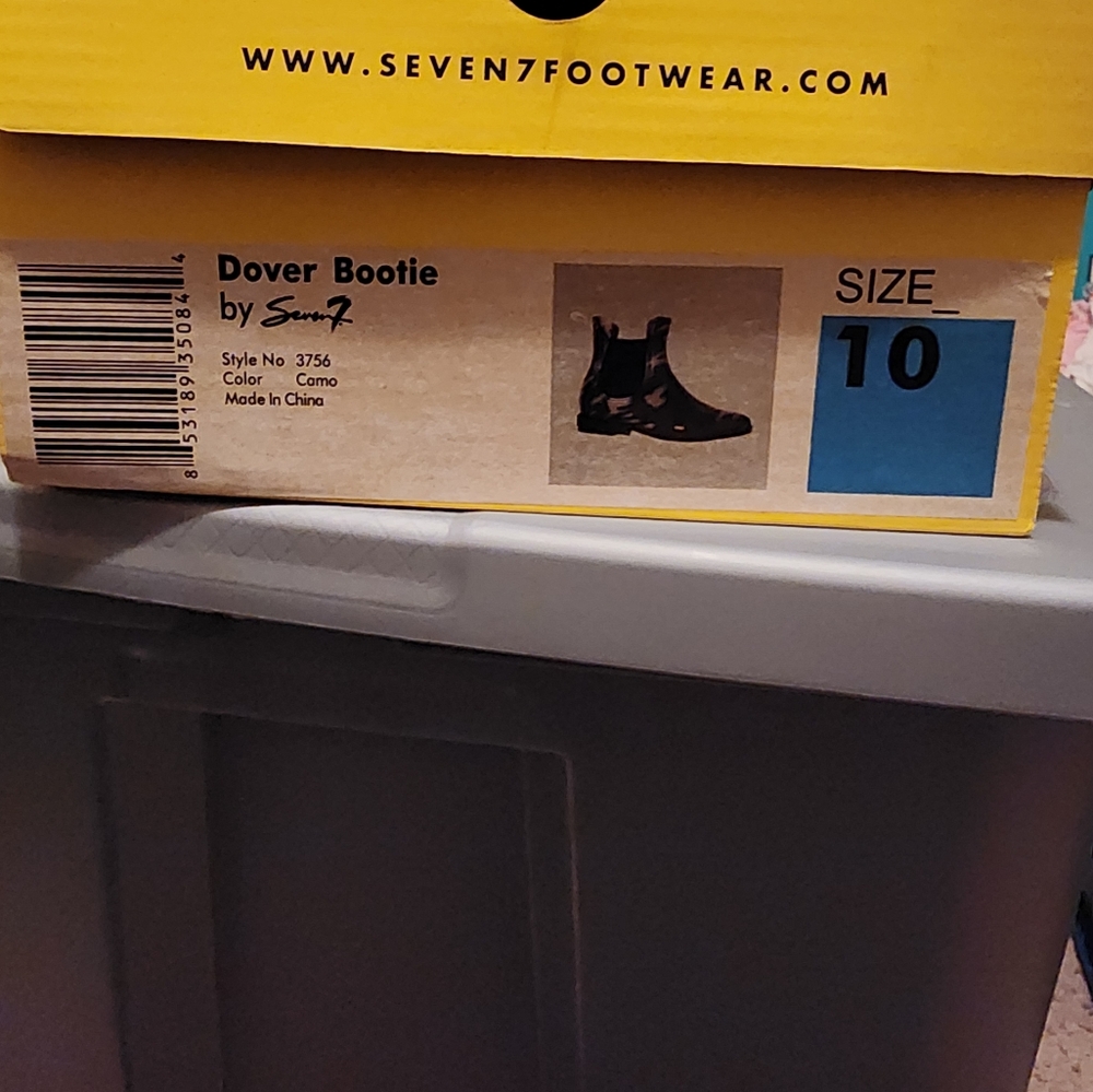 Seven7 new rain booties camouflage
